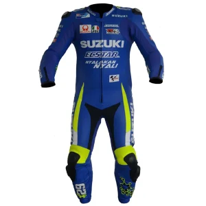 Andrea Iannone Suzuki Motorcycle Racing Leather Suit 2017