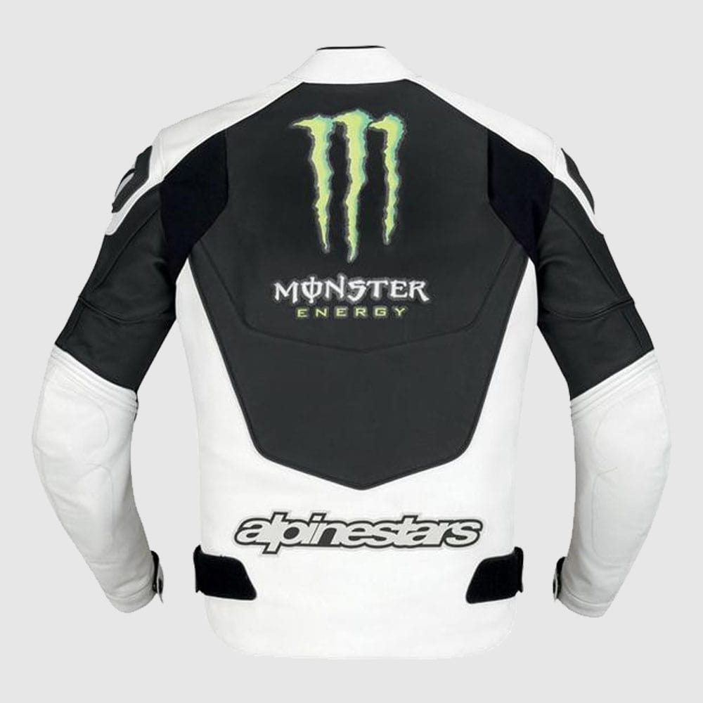 Alpinestars Monster Energy Leather Motorcycle Jacket 2 Alpinestars Monster Energy Leather Motorcycle Jacket - Image 2