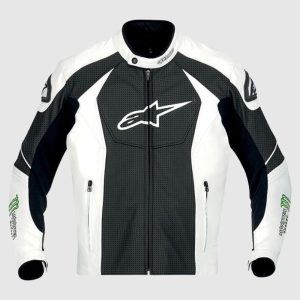 Alpinestars Monster Energy Leather Motorcycle Jacket