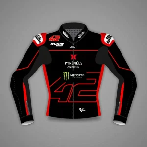 Alex Rins Black And Red Motorcycle Jacket LCR Honda WT 2022