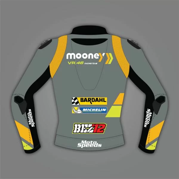 Marco Bezzecchi Motorcycle Racer Jacket VR46 Racing Team 2022 2 Marco Bezzecchi Motorcycle Racer Jacket VR46 Racing Team 2022 - Image 2