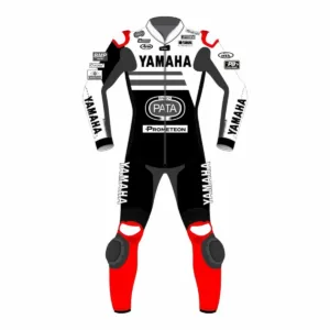 Winter Test Yamaha Leather Motorcycle Suit