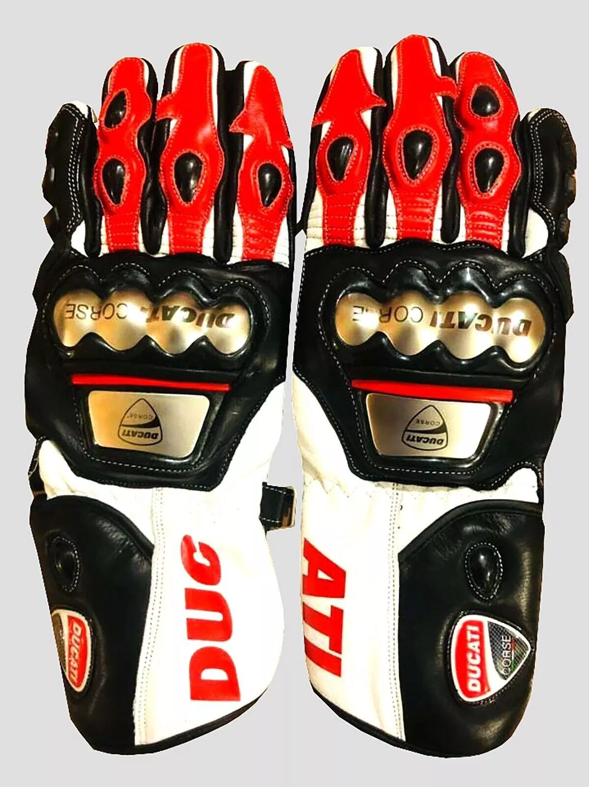 Ducati Corse 2023 Motorbike Racing Leather Gloves 1 Ducati Corse 2023 Motorbike Racing Leather Gloves