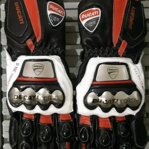 Motorcycle Ducati Motogp racing leather Gloves