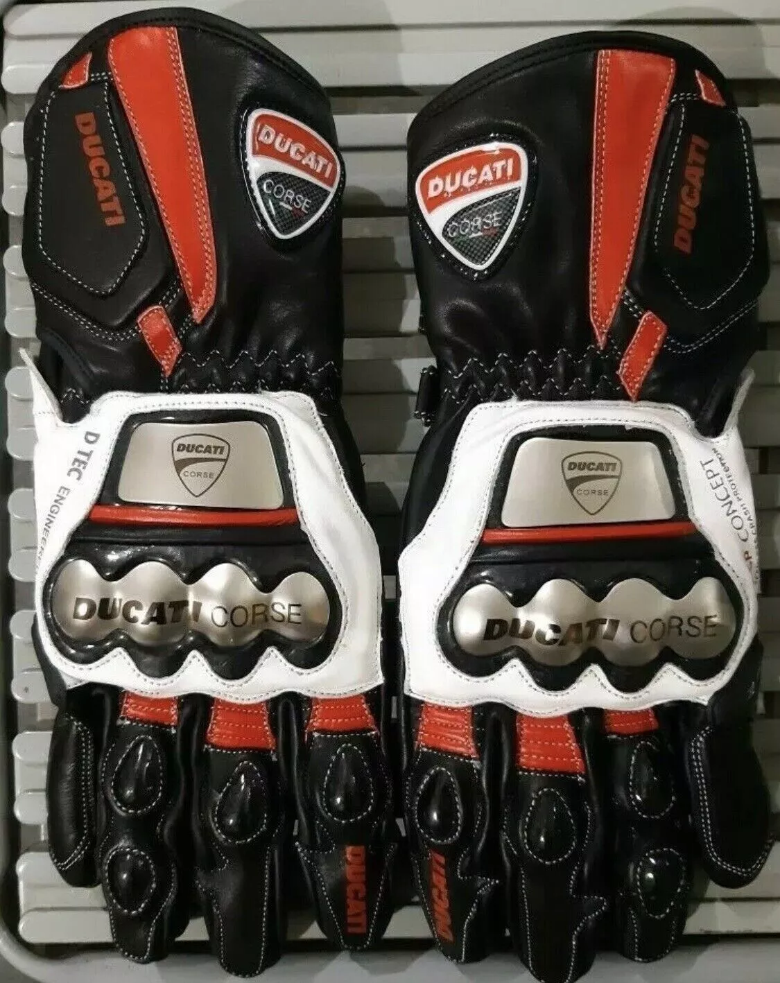 Motorcycle Ducati Motogp racing leather Gloves 1 Motorcycle Ducati Motogp racing leather Gloves