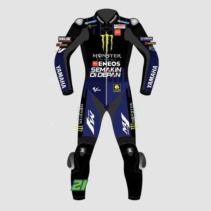 Franco Morbidelli Yamaha Motorcycle Leather Suit MotoGP 2022 1 Franco Morbidelli Yamaha Motorcycle Leather Suit MotoGP 2022