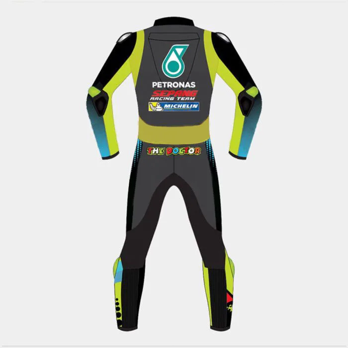 Valentino Rossi Yamaha Petronas Motorcycle Leather Suit 2021 2 Valentino Rossi Yamaha Petronas Motorcycle Leather Suit 2021 - Image 2